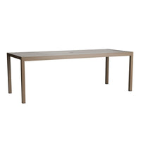 87" Rectangular Umbrella Dining Table