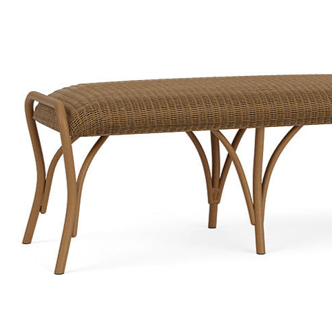 All Seasons Settee Ottoman with Padded Seat