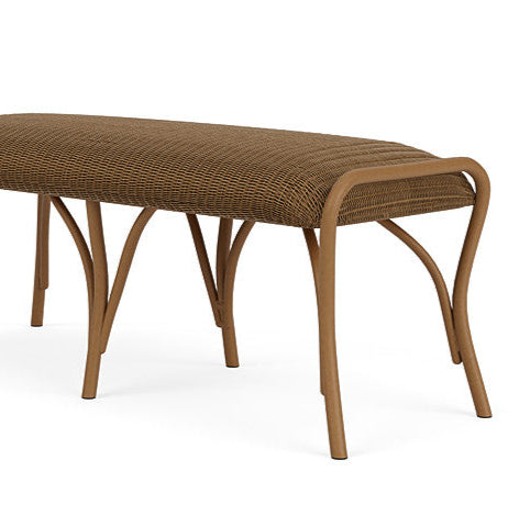 All Seasons Settee Ottoman with Padded Seat