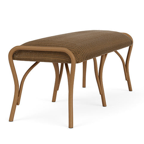 All Seasons Settee Ottoman with Padded Seat