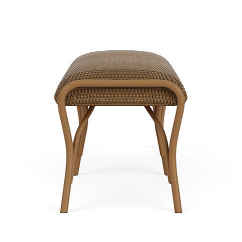 All Seasons Settee Ottoman with Padded Seat
