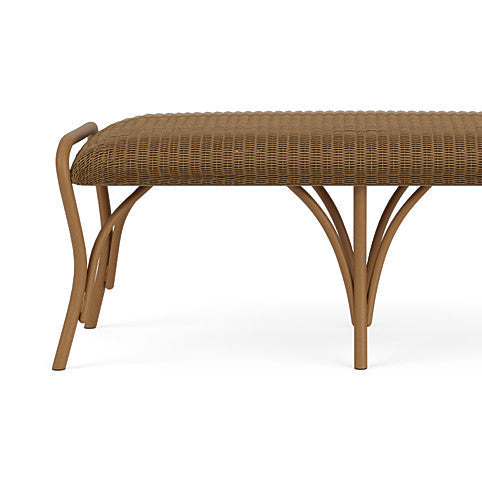All Seasons Settee Ottoman with Padded Seat