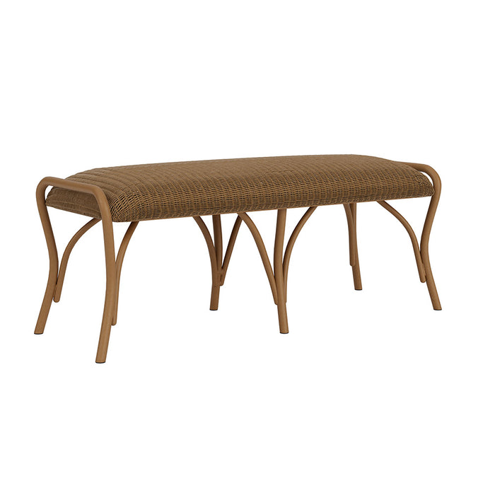 All Seasons Settee Ottoman with Padded Seat