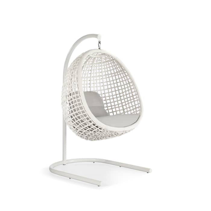 Skyline Design Dynasty Hanging Chair with Frame and Sunbrella Cushion