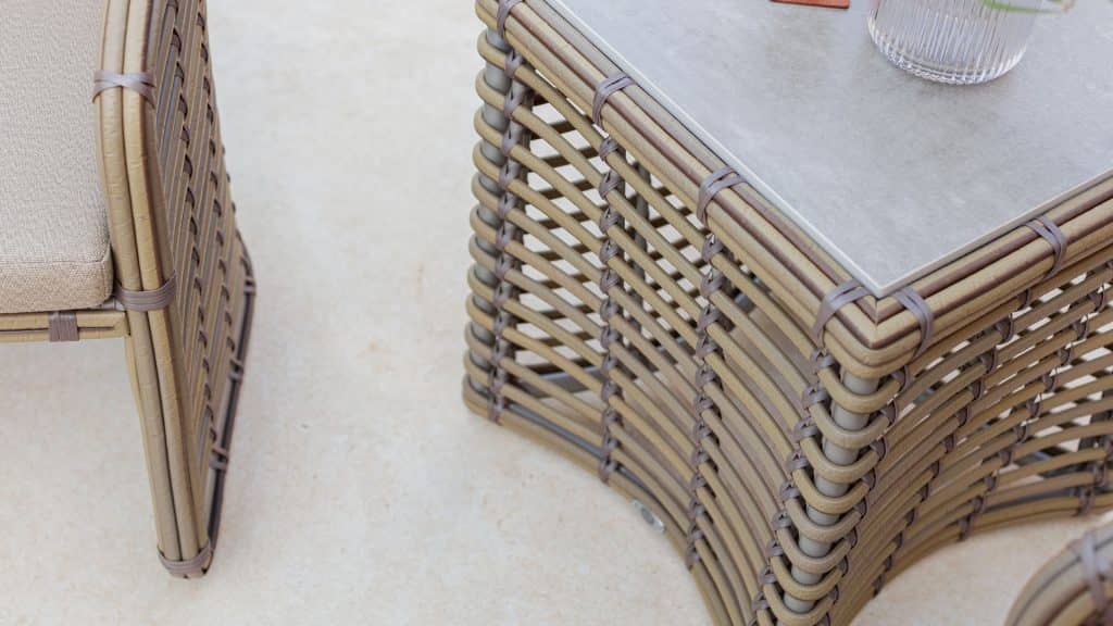 Skyline Design Ruby End Table with Glass