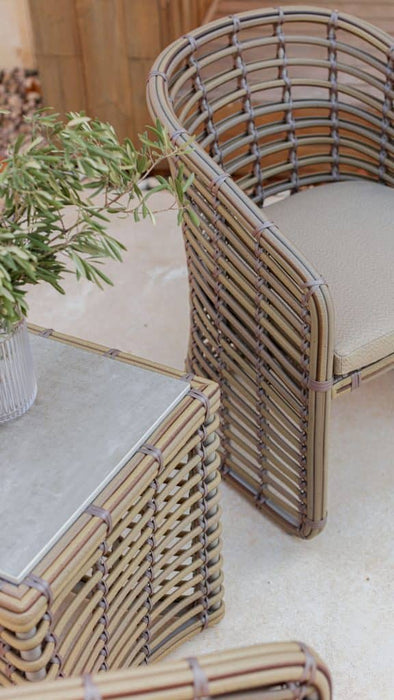 Skyline Design Ruby End Table with Glass