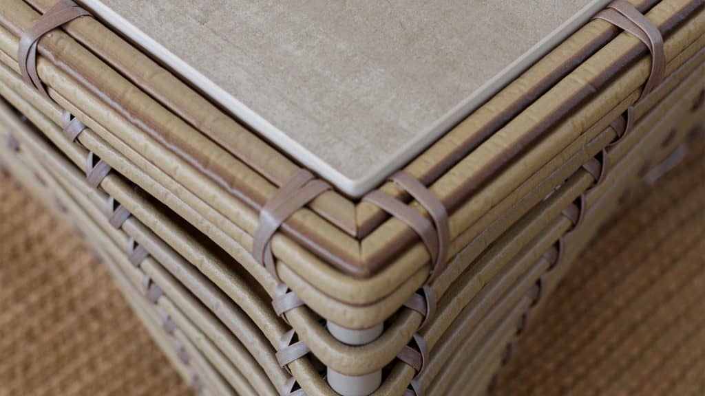 Skyline Design Ruby End Table with Glass