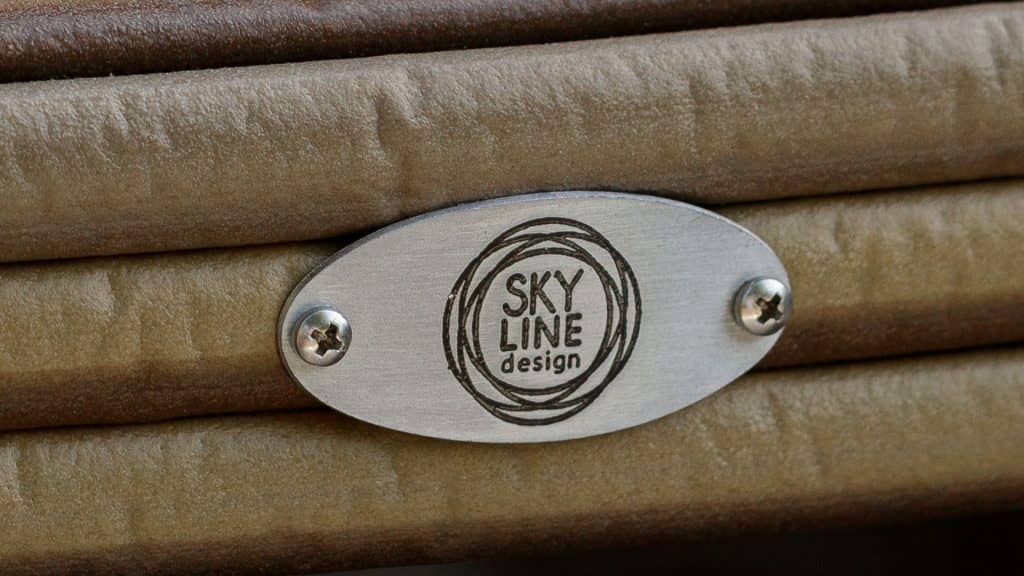 Skyline Design Ruby Rectangular Dining Table with Glass