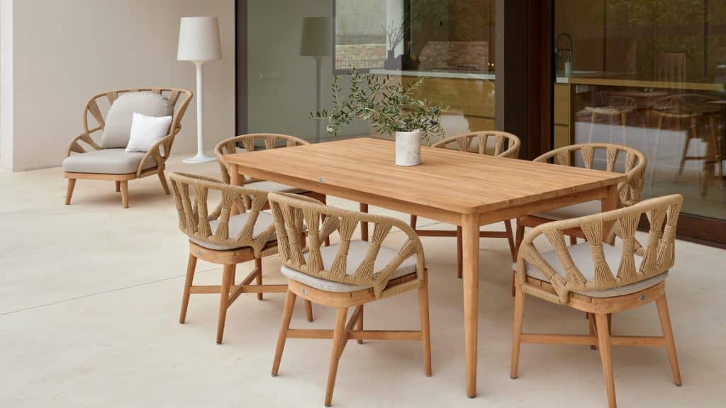 Skyline Design Krabi Rectangular Teak Dining Table