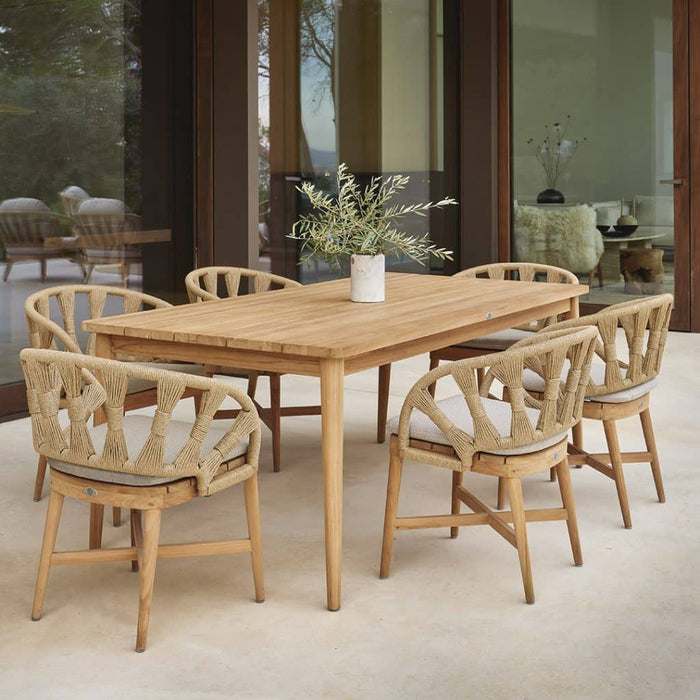 Skyline Design Krabi Rectangular Teak Dining Table