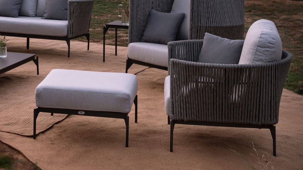 Skyline Design Boston Ottoman with Sunbrella Cushion