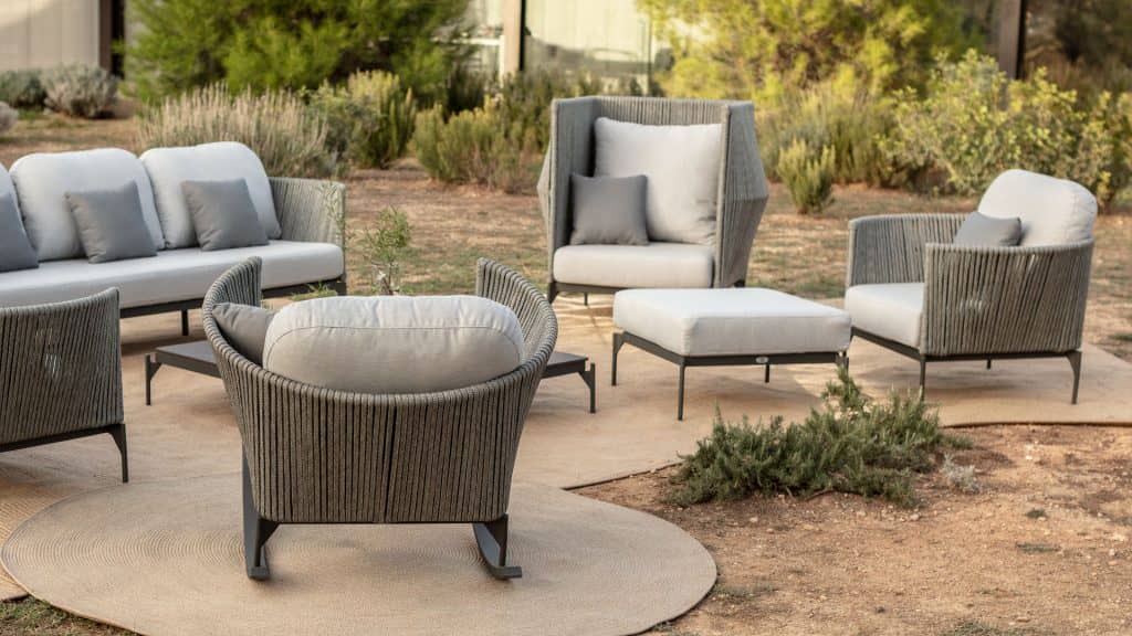 Skyline Design Boston Ottoman with Sunbrella Cushion