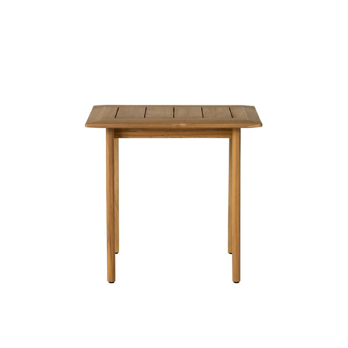Lloyd Flanders Alpine 24" Square End Table in Natural Teak Finish