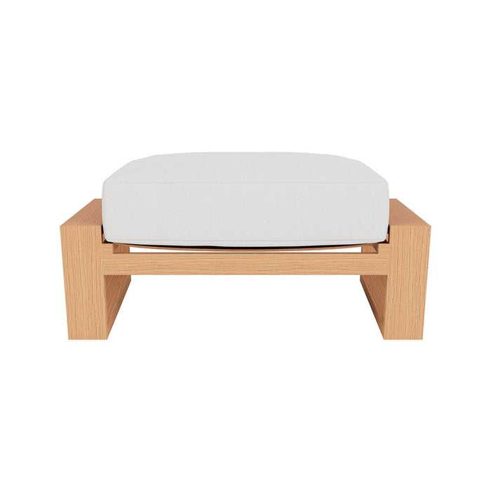 Lloyd Flanders Pursuit Ottoman in Toffee Cream Finish