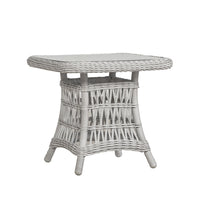 25" Square End Table in Putty Finish