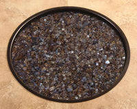 Espresso Mirrored Fire Glass, 6 lb per kit (3 kits recommended)