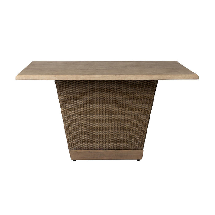 Lloyd Flanders Charisma 54" Square Dining Table in Brindle Finish