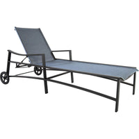 Sling Adjustable Chaise with Wheels