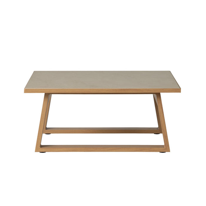 Lloyd Flanders Pursuit 36" Square Cocktail Table in Toffee Cream Finish