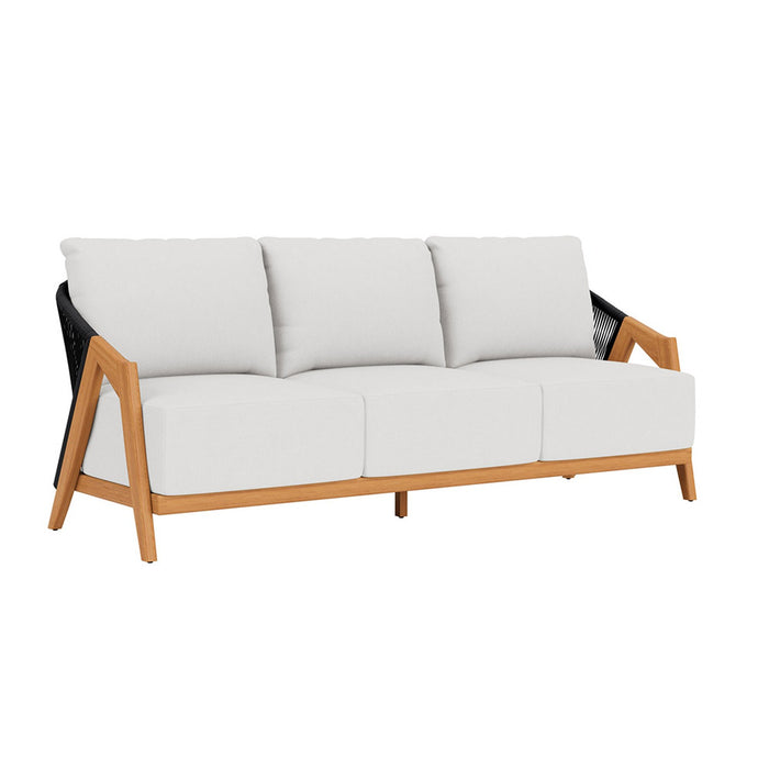 Lloyd Flanders Alpine Sofa in Natural Teak Finish