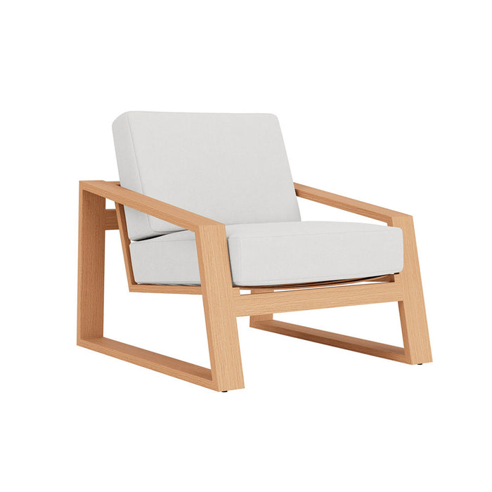 Lloyd Flanders Pursuit Lounge Chair in Toffee Cream Finish