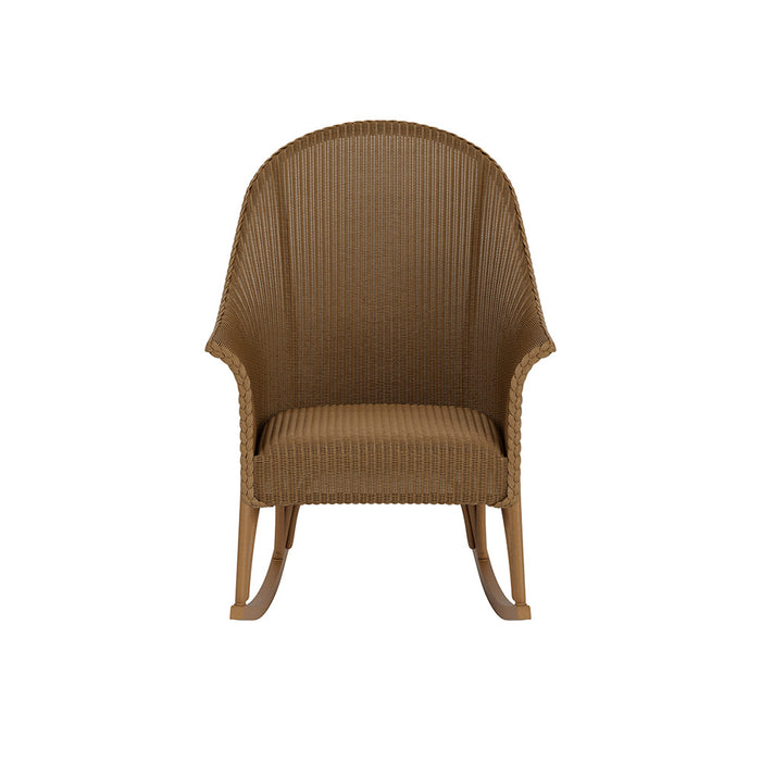 All Seasons High Back Porch Rocker with Padded Seat