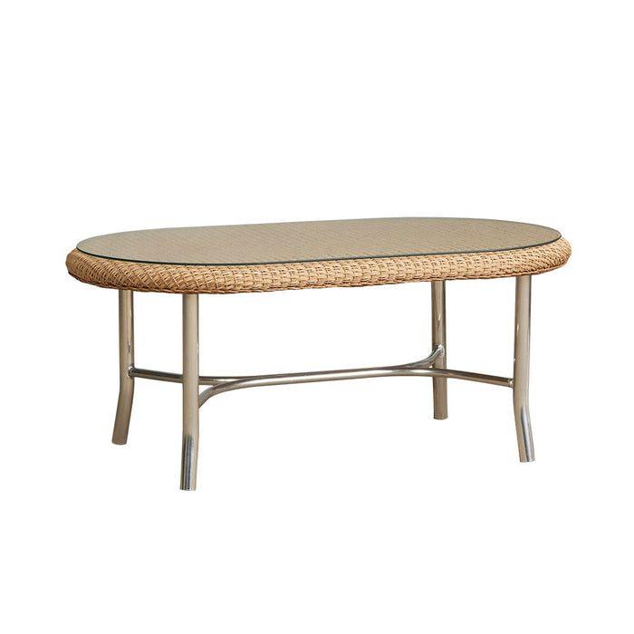 Weekend Retreat Loom 43" Oval Cocktail Table
