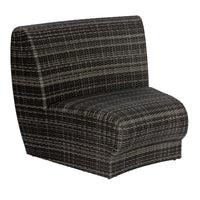 Curved Armless Lounge Chair