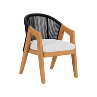 Dining Armchair in Natural Teak Finish