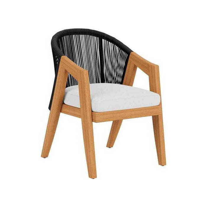 Lloyd Flanders Alpine Dining Armchair in Natural Teak Finish