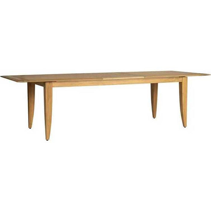 Lloyd Flanders Alpine 86" - 112" Rectangular Butterfly Table in Natural Teak Finish