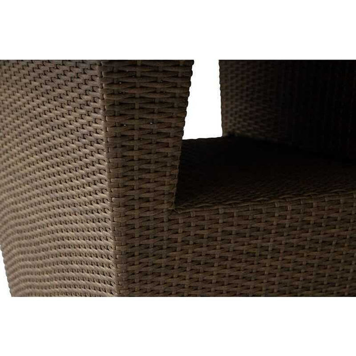 Lloyd Flanders Charisma 54" Square Dining Table in Brindle Finish