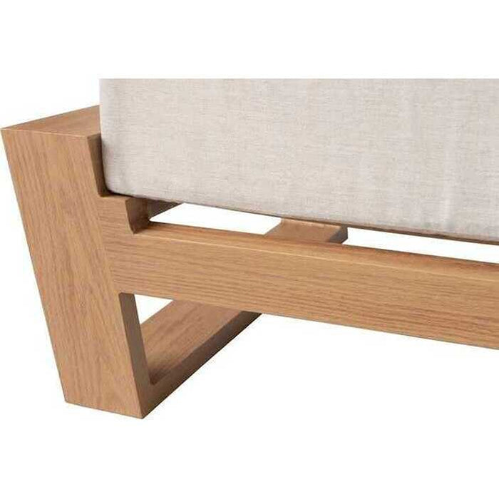 Lloyd Flanders Pursuit Ottoman in Toffee Cream Finish