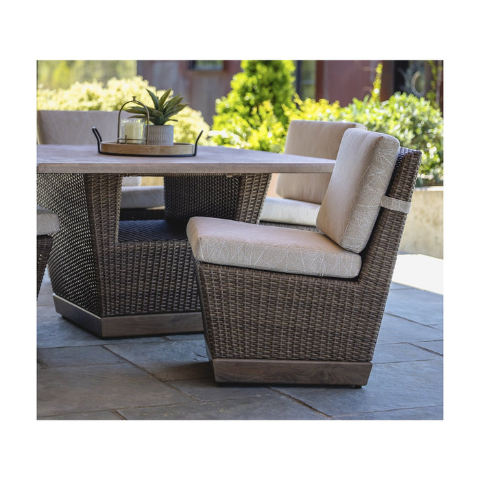 Lloyd Flanders Charisma 54" Square Dining Table in Brindle Finish