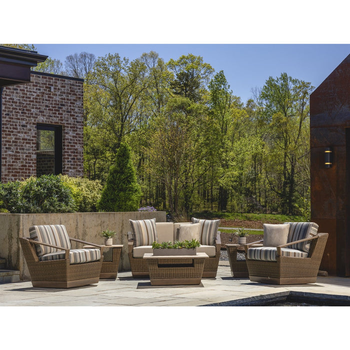 Lloyd Flanders Charisma 24" Square End Table in Brindle Finish