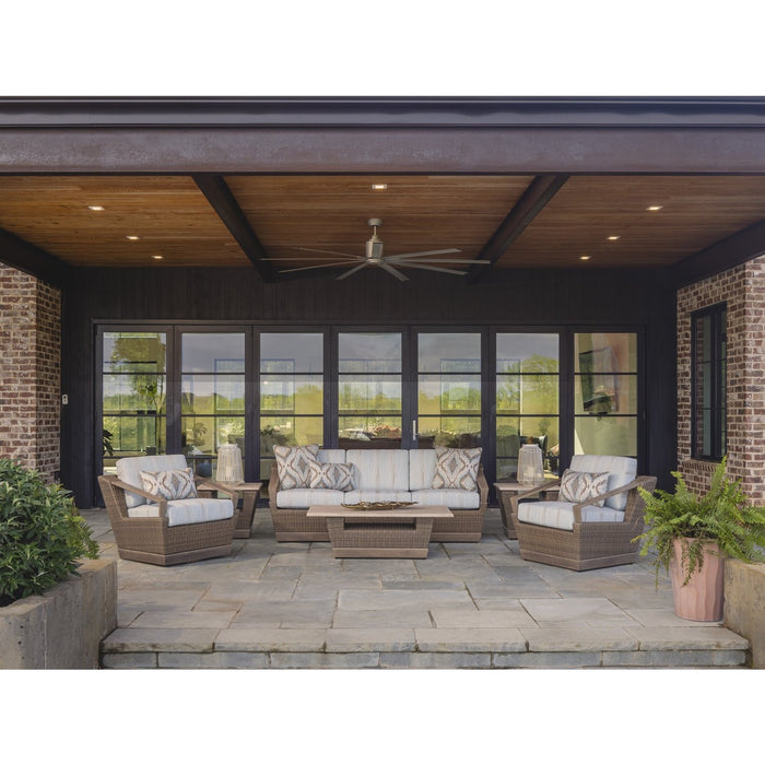 Lloyd Flanders Charisma 24" Square End Table in Brindle Finish