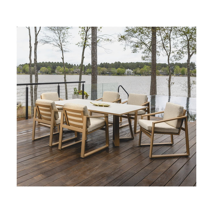 Lloyd Flanders Pursuit 86" Rectangular Dining Table in Toffee Cream Finish