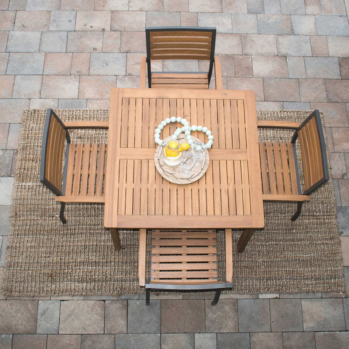 Panama Jack Boca Grande 5-Piece Square Dining Set