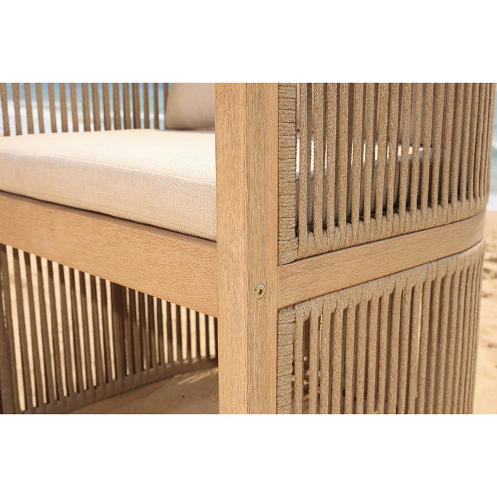 Panama Jack Cabo 5-Piece Barrel Round Dining Set