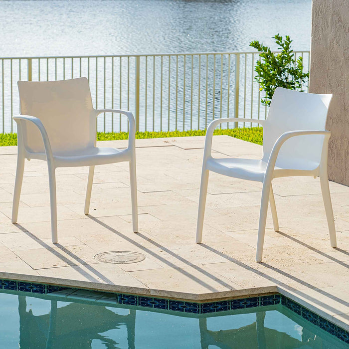 Pedro Set of 2 Stackable Armchair