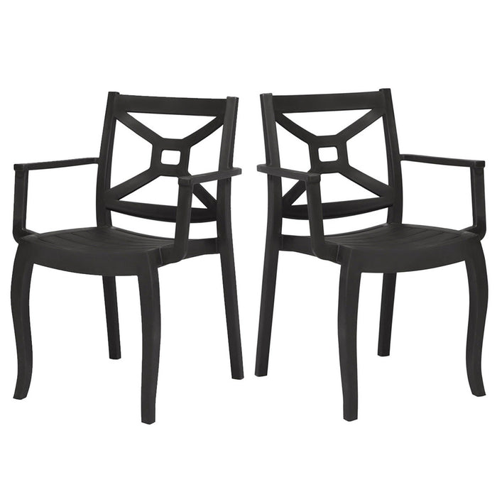 Zeus Set of 2 Stackable Armchair