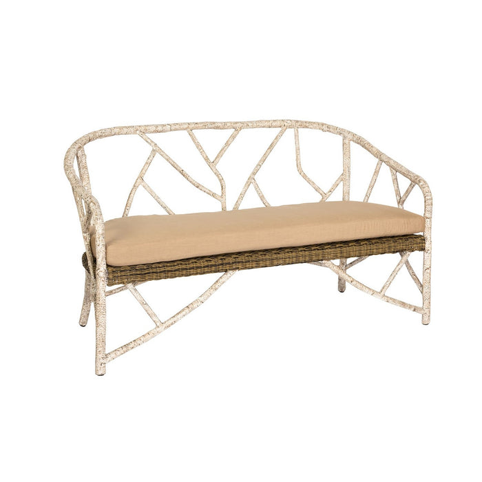 Woodard River Run Faux Bois Love Seat