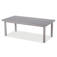 42" x 84" Rustic Polymer Dining Table