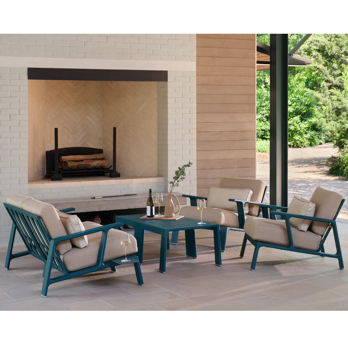 Woodard Elevation RHF Side Tray Table