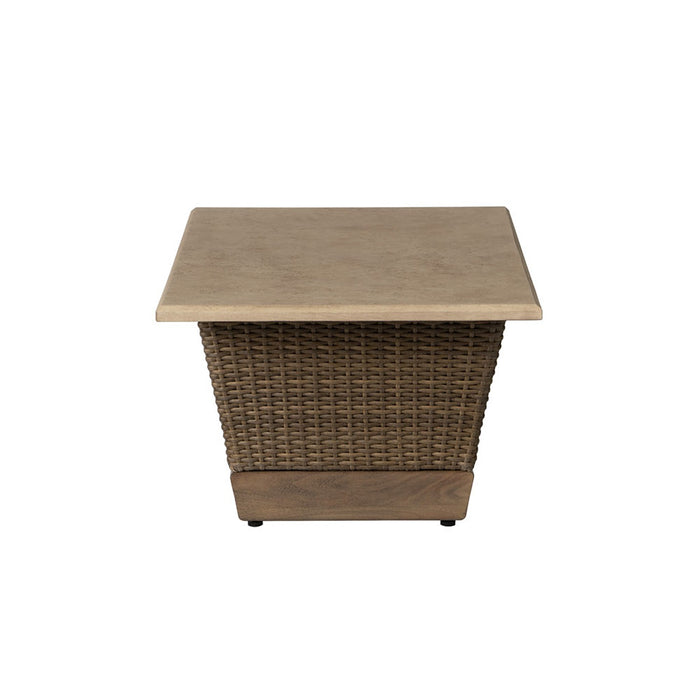 Lloyd Flanders Charisma 48" Rectangular Cocktail Table in Brindle Finish