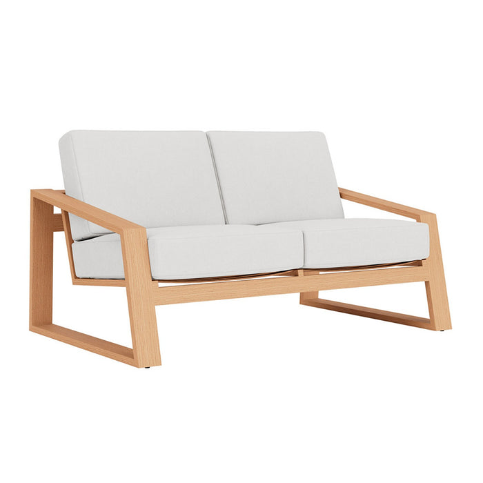 Lloyd Flanders Pursuit Loveseat in Toffee Cream Finish