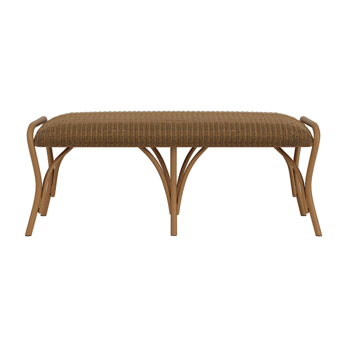 All Seasons Settee Ottoman with Padded Seat