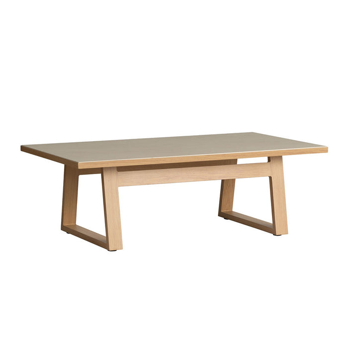 Lloyd Flanders Pursuit 48" Rectangular Cocktail Table in Toffee Cream Finish
