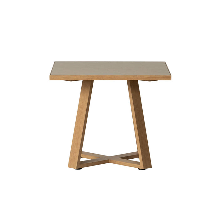 Lloyd Flanders Pursuit 24" Square End Table in Toffee Cream Finish