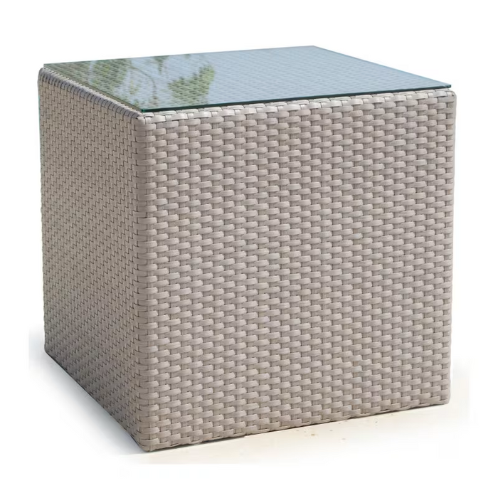 Skyline Design Anibal Side Table with Glass